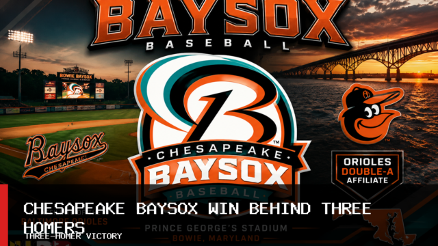 Chesapeake Baysox Defeat Reading Fightin Phils 5-2 as Anthony Eyanson Fans Seven