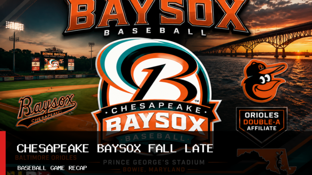 Chesapeake Baysox Fall 7-4 to Richmond Flying Squirrels After Three-Run Ninth