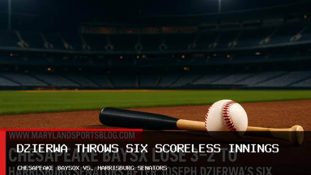 Chesapeake Baysox Fall 3-2 to Harrisburg Senators on Sam Brown’s Ninth-Inning Home Run