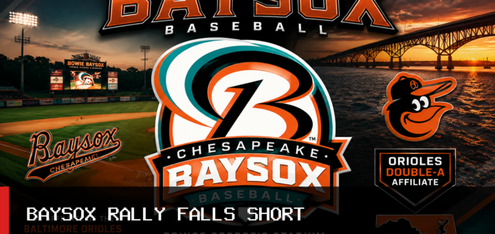 Chesapeake Baysox Rally From Four-Run Deficit Before 5-4 Loss to Harrisburg Senators featured image