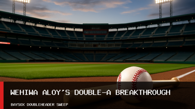 Chesapeake Baysox Sweep Harrisburg Senators as Wehiwa Aloy Hits First Two Double-A Homers