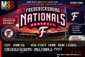 Coy James’ 456-Foot Home Run Leads Fredericksburg Nationals Past Delmarva Shorebirds, 10-8 featured image