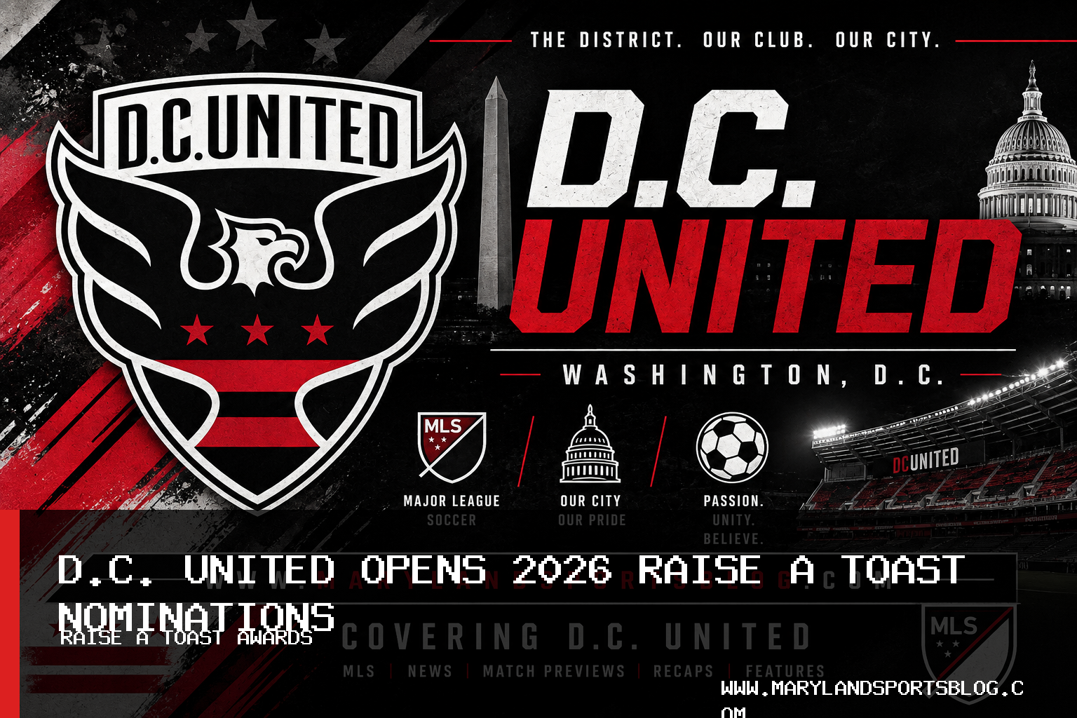 D.C. United Opens Nominations for 2026 Raise a Toast Awards for DMV Changemakers featured image