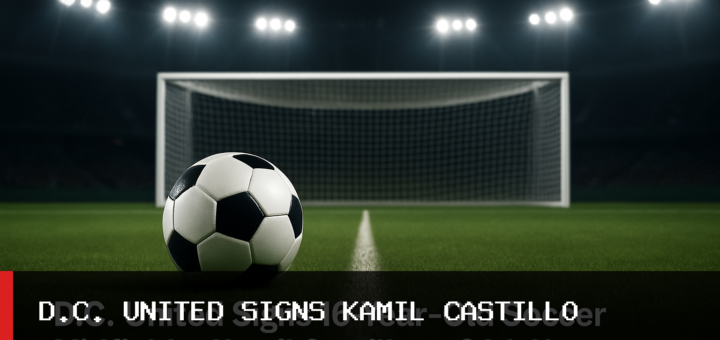 D.C. United Signs 16-Year-Old Soccer Midfielder Kamil Castillo as 24th Homegrown Player featured image