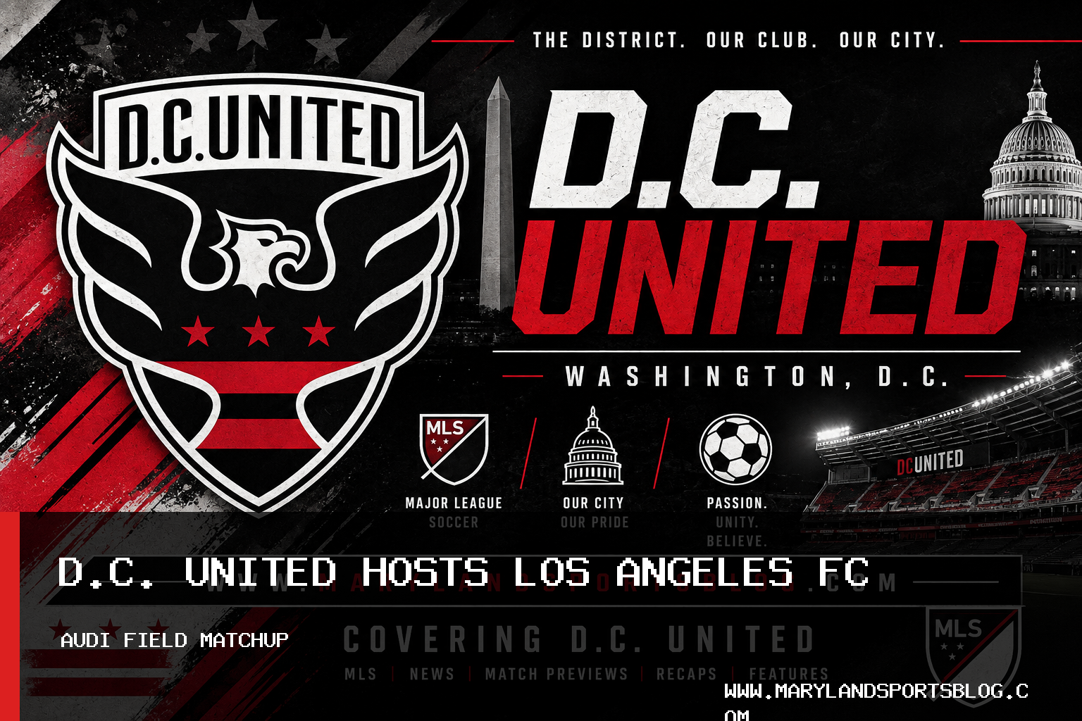 D.C. United Soccer to Host Los Angeles FC at Audi Field on Aug. 29 featured image