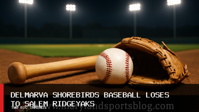 Delmarva Shorebirds Baseball Loses 10-3 to Salem RidgeYaks After Two Big Innings