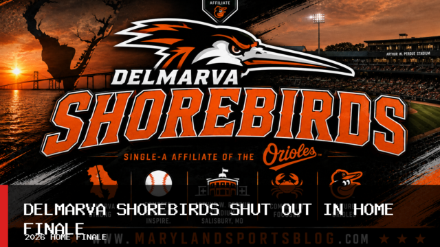 Delmarva Shorebirds Baseball Shut Out 11-0 by Fredericksburg Nationals in 2026 Home Finale