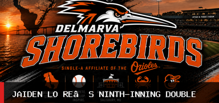 Delmarva Shorebirds Beat Hickory Crawdads 9-5 Behind Jaiden Lo Re’s Ninth-Inning Double featured image