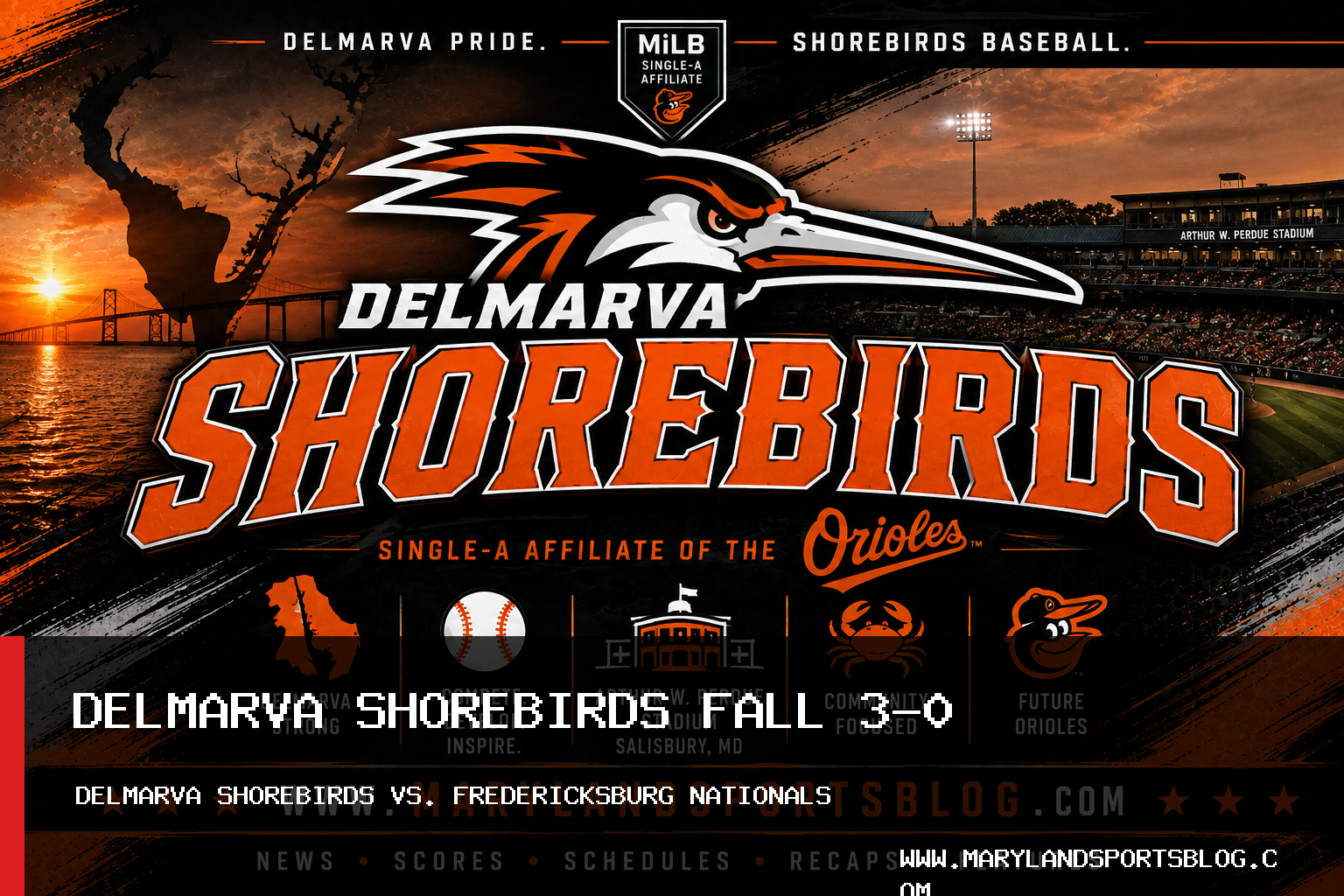 Delmarva Shorebirds Fall 3-0 to Fredericksburg Nationals Despite Harrison Kreiling’s Six Strikeouts featured image