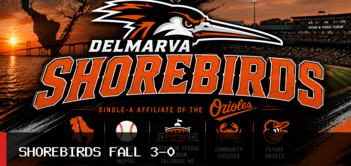 Delmarva Shorebirds Fall 3-0 to Hickory Crawdads Despite Esteban Mejia’s Scoreless Outing featured image