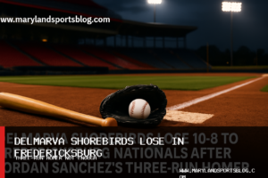 Delmarva Shorebirds Lose 10-8 to Fredericksburg Nationals After Jordan Sanchez’s Three-Run Homer featured image