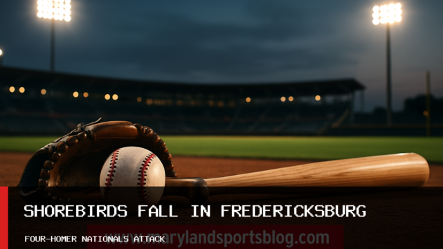 Delmarva Shorebirds Lose 9-5 to Fredericksburg Nationals After Four-Homer Attack