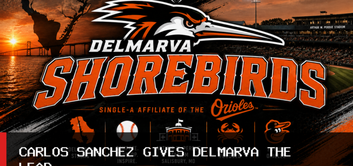 Delmarva Shorebirds Rally Past Fredericksburg Nationals 7-6 on Carlos Sanchez’s Eighth-Inning Triple featured image