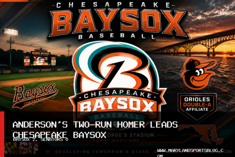 Ethan Anderson's Two-Run Homer Leads Chesapeake Baysox to Rain-Shortened Win Over Harrisburg Senators featured image