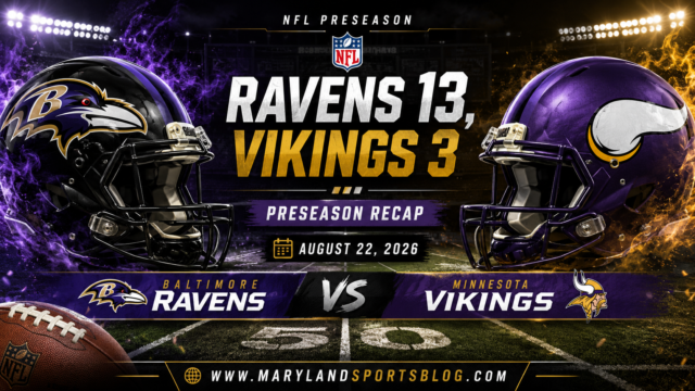 Ravens Defense Dominates Vikings in 13-3 Preseason Victory
