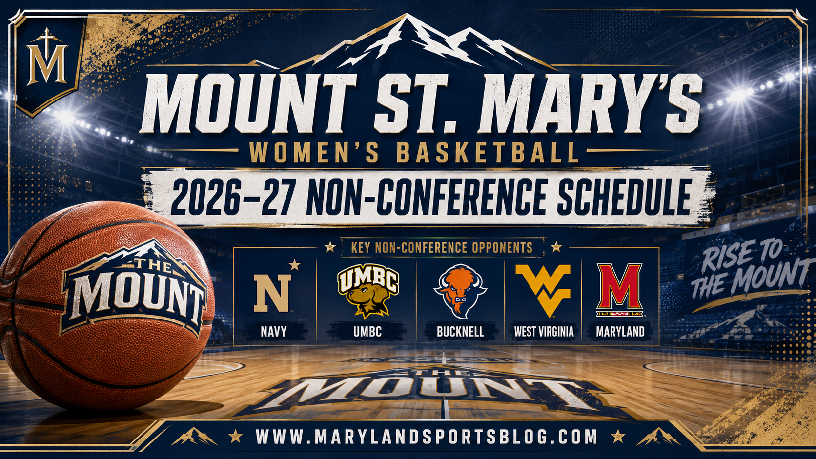 Mount St. Mary’s Women’s Basketball Unveils Challenging 2026-27 Non-Conference Schedule