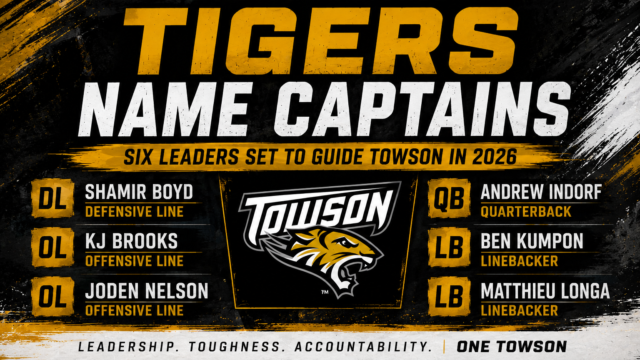 Towson Names Six Captains for 2026 Football Season