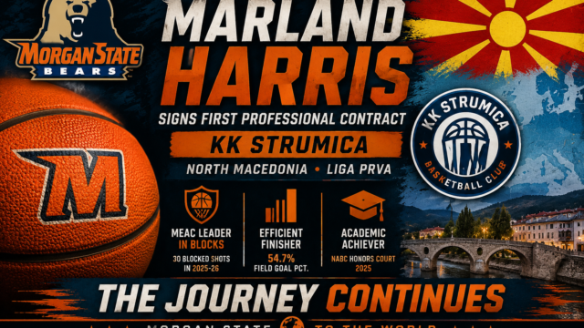 From Morgan State to the Pros: Marland Harris Signs First Professional Contract in North Macedonia