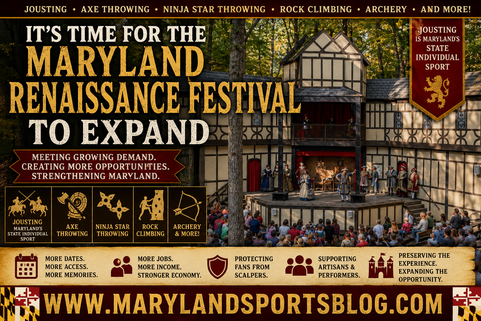 Opinion: It Is Time for the Maryland Renaissance Festival to Expand