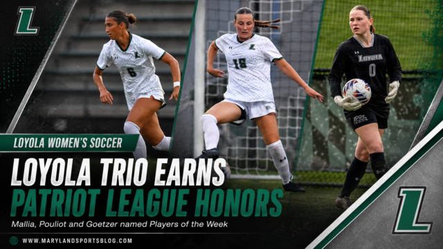 Three Loyola Women’s Soccer Players Earn Patriot League Weekly Honors