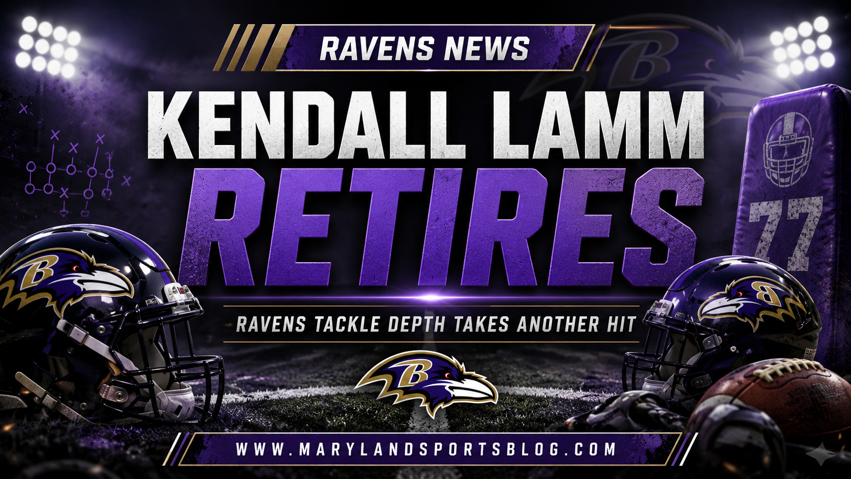 Kendall Lamm Retires Less Than Two Weeks After Signing With Ravens