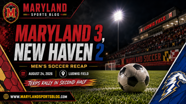No. 7 Maryland Rallies Past New Haven, 3-2, in Wild Home Opener