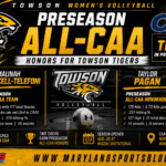 Towson Volleyball Lands Two Preseason All-CAA Selections, Tigers Picked Third