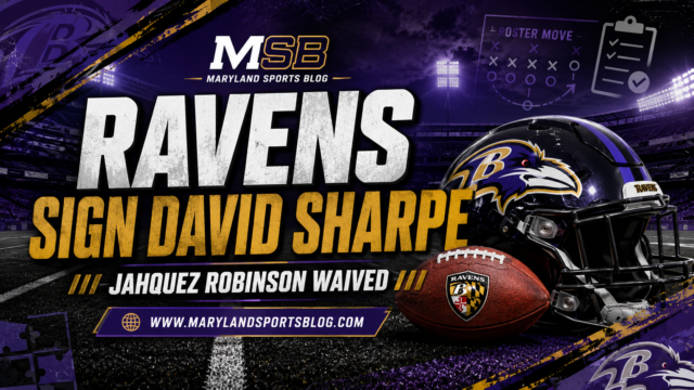 Ravens Bring Back Veteran Offensive Tackle David Sharpe, Waive Jahquez Robinson