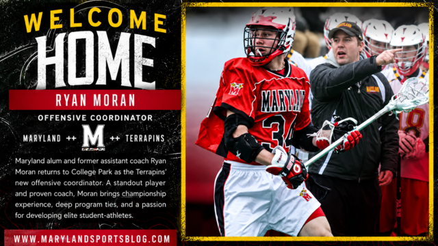 Maryland Brings Ryan Moran Home as Men’s Lacrosse Offensive Coordinator