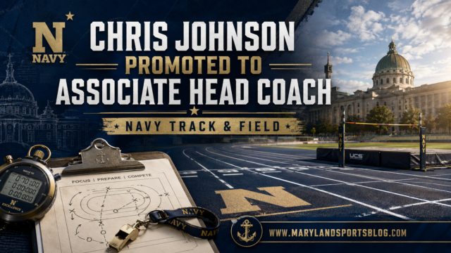 Chris Johnson Promoted to Associate Head Coach for Navy Track and Field
