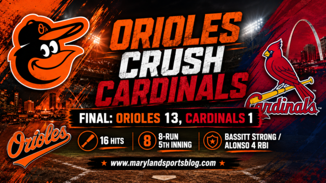 Orioles Crush Cardinals 13-1 Behind Alonso, Eight-Run Fifth