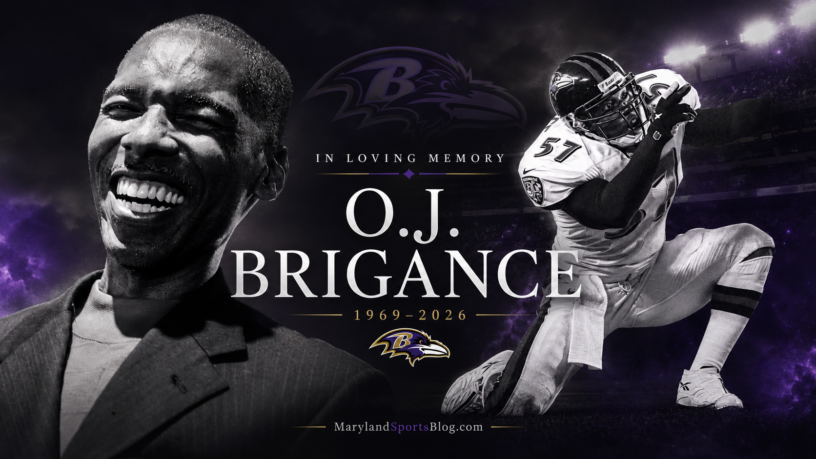 O.J. Brigance, the Heart of the Ravens, Dies After Courageous 19-Year Battle With ALS
