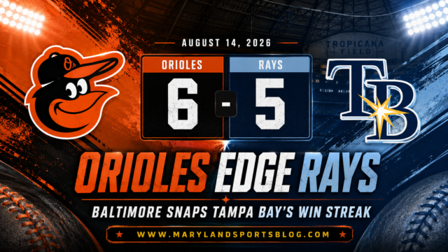 Henderson, Beavers Lift Orioles Past Rays, 6-5, to Snap Tampa Bay’s Nine-Game Winning Streak