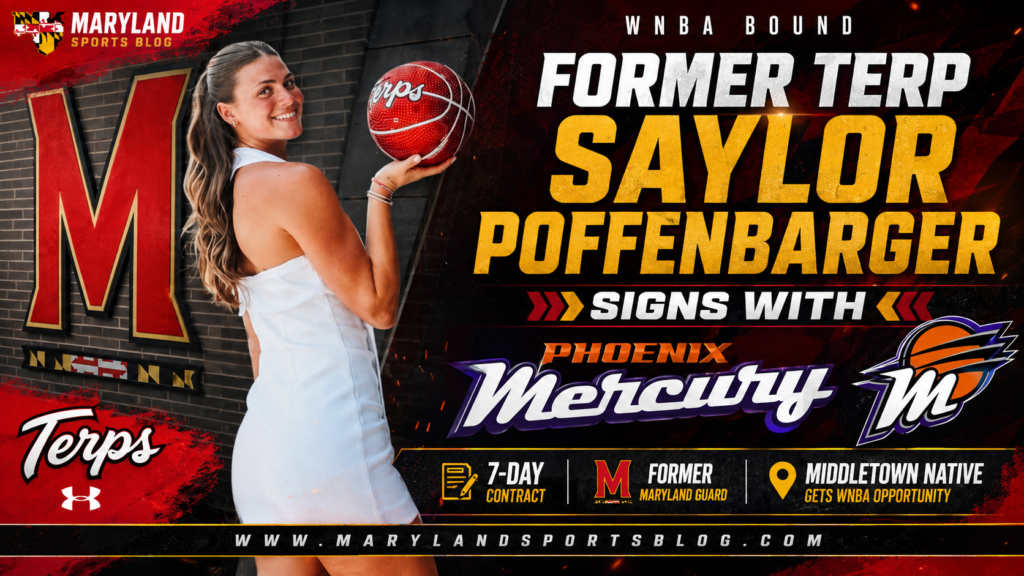 Former Maryland Guard Saylor Poffenbarger Signs With Phoenix Mercury