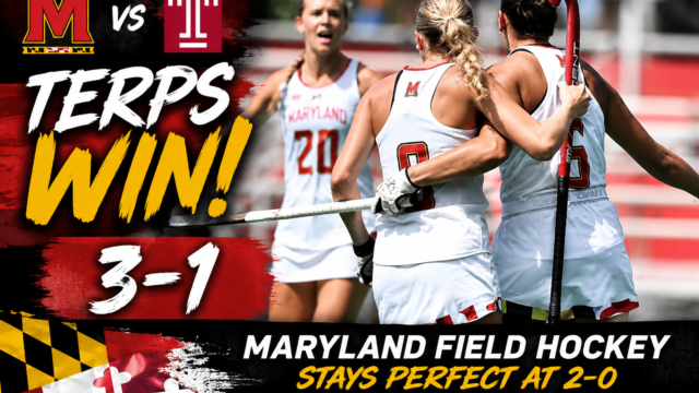 No. 13 Maryland Field Hockey Stays Perfect With 3-1 Win Over Temple
