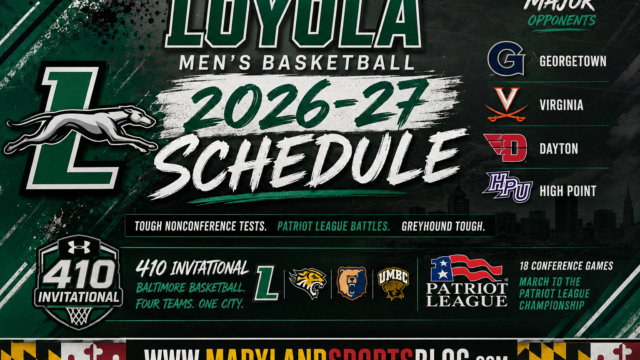 Loyola men’s basketball unveils challenging 2026-27 schedule highlighted by Georgetown, Virginia and 410 Invitational