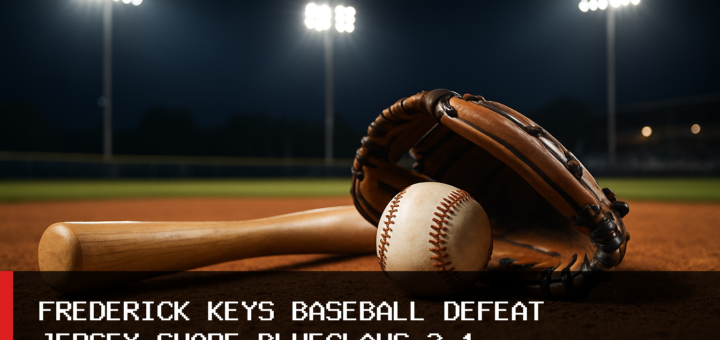 Frederick Keys Baseball Defeat Jersey Shore BlueClaws 3-1 featured image