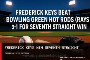 Frederick Keys Beat Bowling Green Hot Rods (Rays) 3-1 for Seventh Straight Win featured image