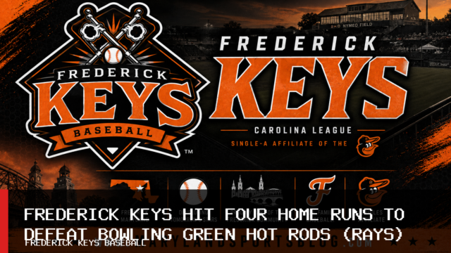 Frederick Keys Hit Four Home Runs to Defeat Bowling Green Hot Rods (Rays) 8-3