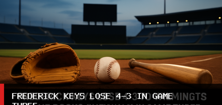 Frederick Keys Lose 4-3 to Wilmington Blue Rocks (Nationals) in Game Three featured image