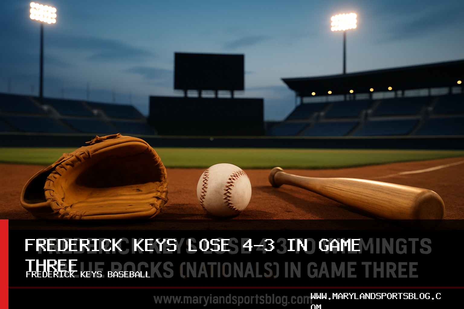 Frederick Keys Lose 4-3 to Wilmington Blue Rocks (Nationals) in Game Three featured image