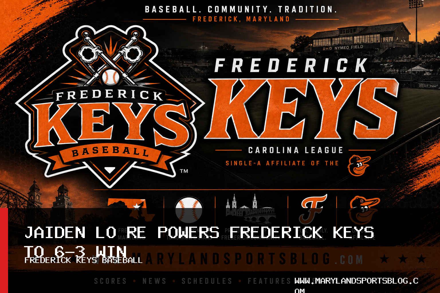 Frederick Keys Open Asheville Series With 6-3 Win Behind Jaiden Lo Re’s Debut Homer featured image