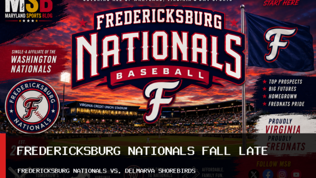 Fredericksburg Nationals Fall 4-2 to Delmarva Shorebirds After Two-Run Eighth
