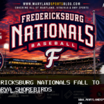 Fredericksburg Nationals Walk Season-High 20 Times in 18-7 Loss to Delmarva Shorebirds