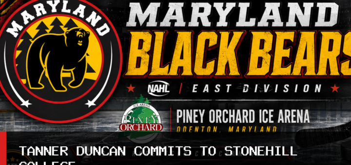 Maryland Black Bears Hockey Forward Tanner Duncan Commits to Stonehill College After 75-Point NAHL Season featured image