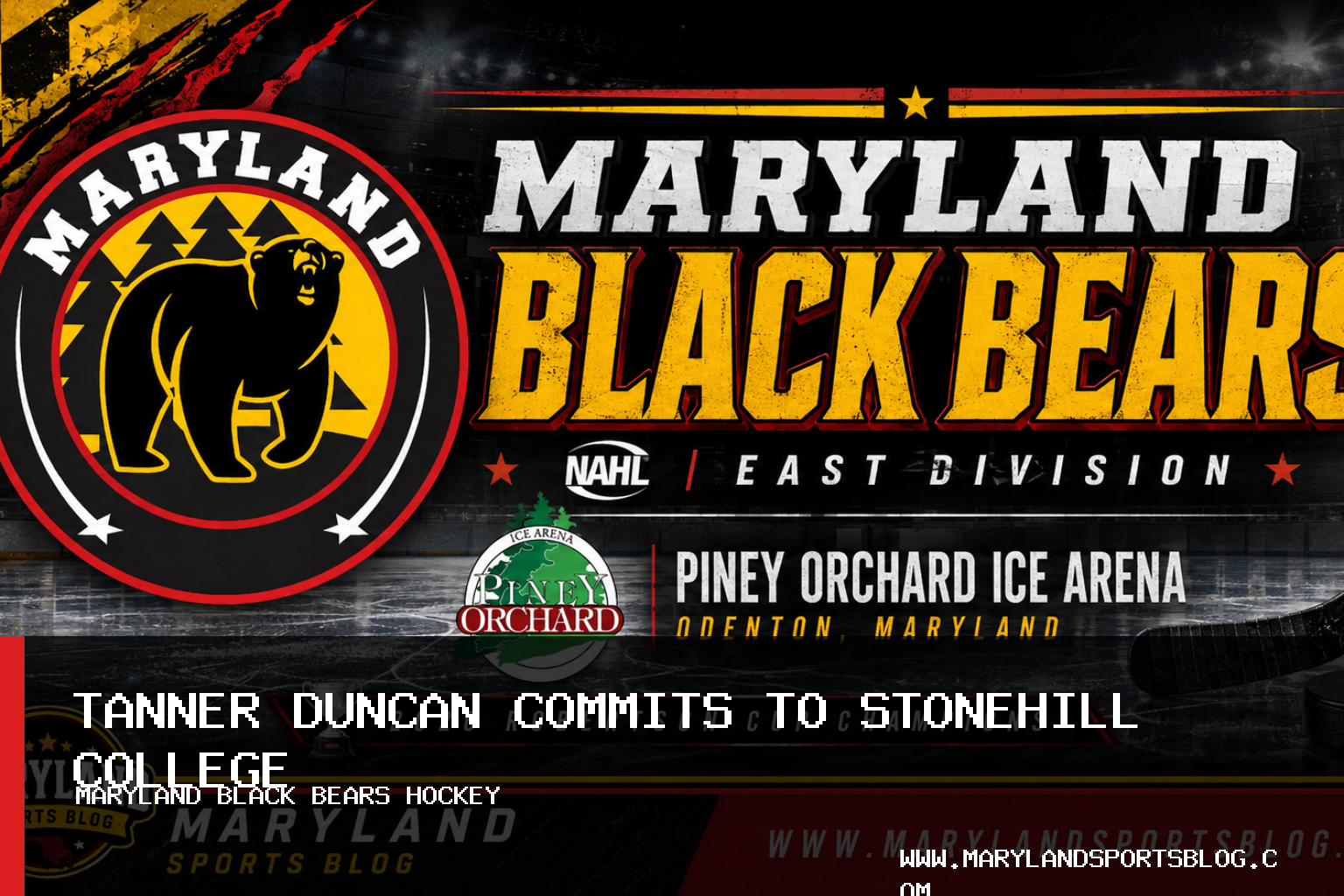 Maryland Black Bears Hockey Forward Tanner Duncan Commits to Stonehill College After 75-Point NAHL Season featured image
