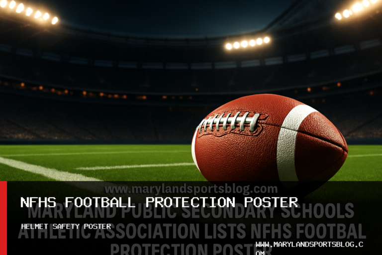 Maryland Public Secondary Schools Athletic Association Lists NFHS Football Protection Poster featured image