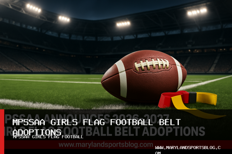 MPSSAA Announces 2026-2027 Girls Flag Football Belt Adoptions featured image