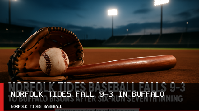 Norfolk Tides Baseball Falls 9-3 to Buffalo Bisons After Six-Run Seventh Inning