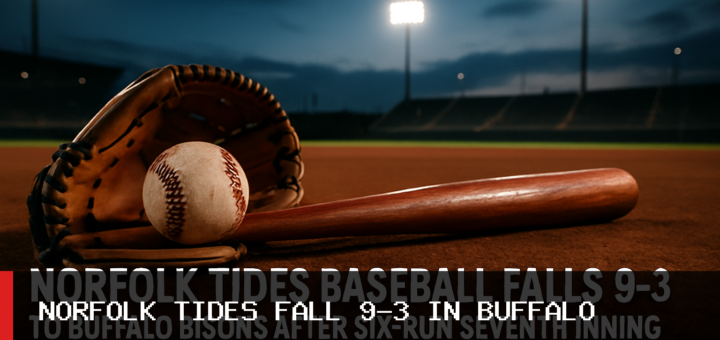 Norfolk Tides Baseball Falls 9-3 to Buffalo Bisons After Six-Run Seventh Inning featured image